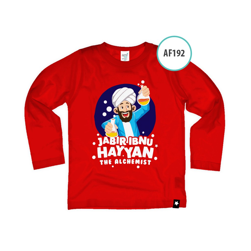 Kaos Anak lengan Panjang Merah