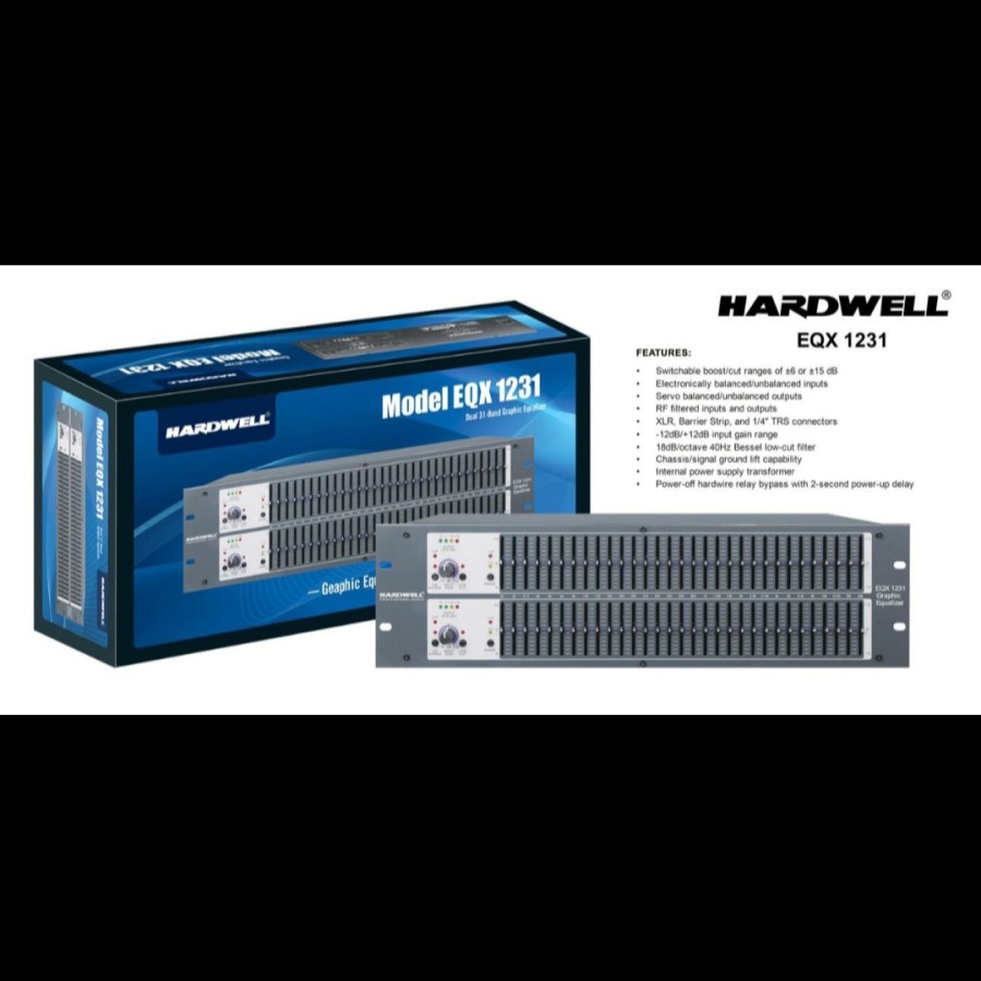 Equaliser Hardwell EQX 1231 Original EQ HARDWELL EQX1231