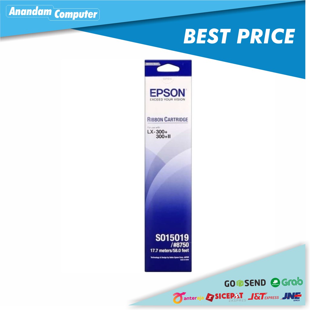 Ribbon Cartridge Epson LX-300 S015516 Original - Pita Printer Lx300