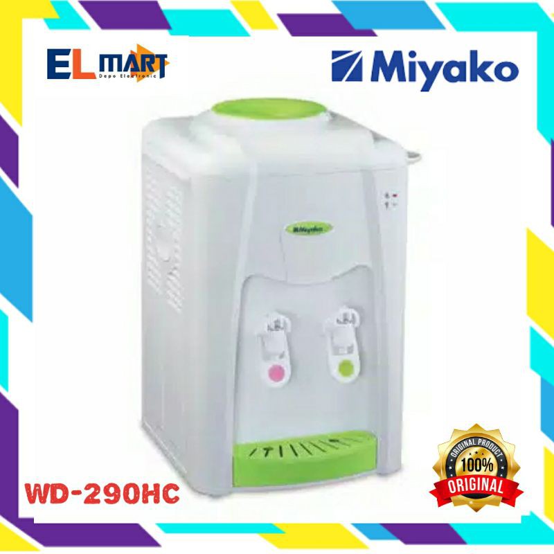 Miyako Dispenser Hot n Cool WD 290HC - 290 HC - WD290HC Panas dingin