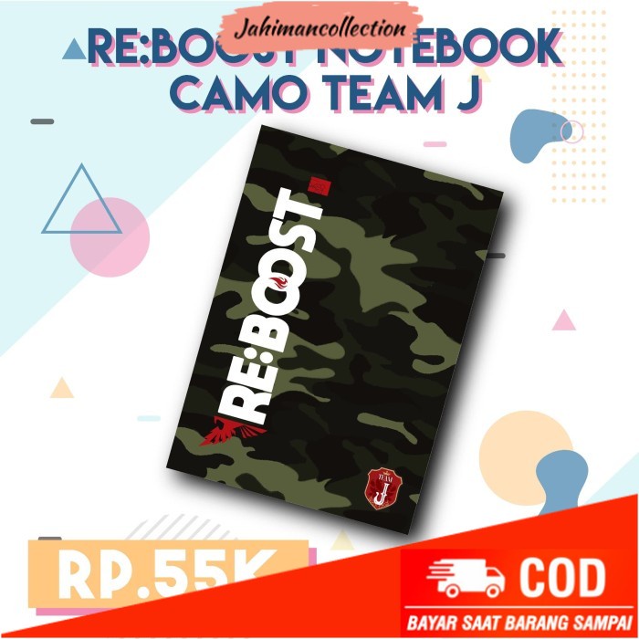 

✨ BISA COD ✨ JKT48 Re:boost Notebook Camo Team J