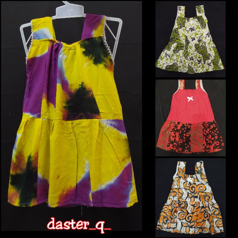 Daster Anak 1-2 Tahun / Daster Rayon Anak / Dress Rayon Anak / Daster Anak Rayon Perca Murah