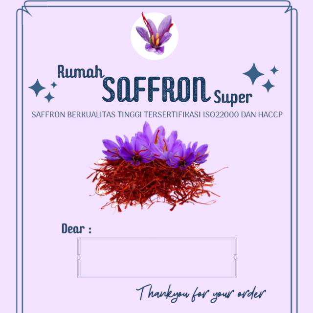 

Saffron Extra Super Negin Grade no 1