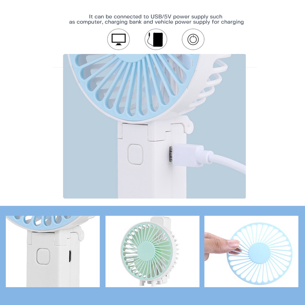 Murmerofficial KIPAS ANGIN MINI GENGGAM Cute / Kipas Lipat PORTABLE / Mini Fan R614 R618