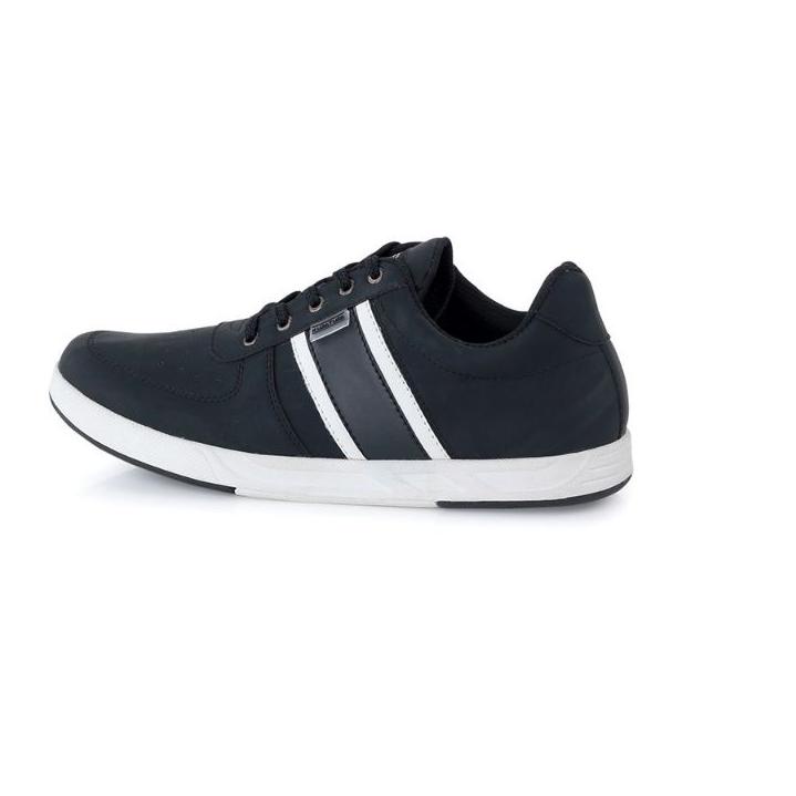 ♙ Sepatu Casual Sneakers Putih Hitam Pria Cowok Mills Series Kets Distro Premium Original ❀