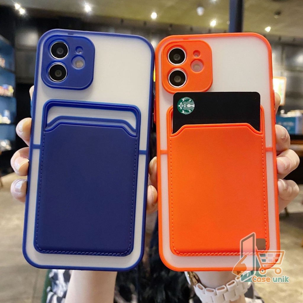 SOFTCASE CHOICE AERO SLOT CARD VIVO Y30 Y50 Y30i Y53S Y51 Y51A Y53 Y91 Y93 Y95 Y91C Y1S CS4181