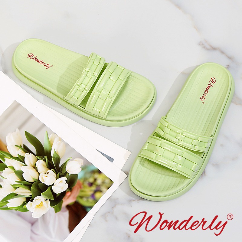 Sandal Jelly Wanita Wonderly / Sendal Selop Karet Wanita l 2001-WL2