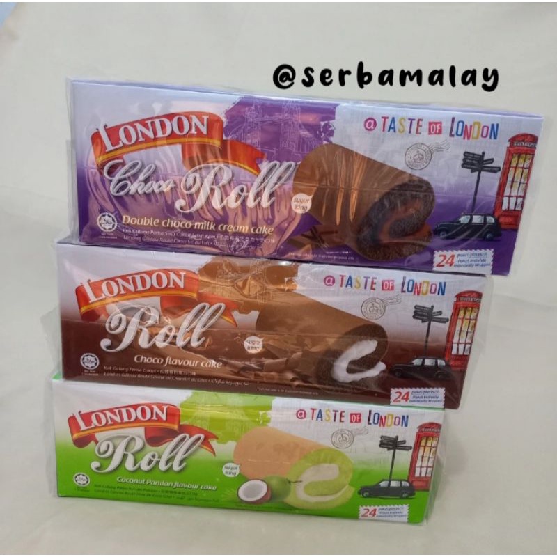 

London Roll Double Choco Flavour | London Roll | London Roll Cake | London Roll Malaysia | Bolu London Roll (Ready Langsung Kirim)