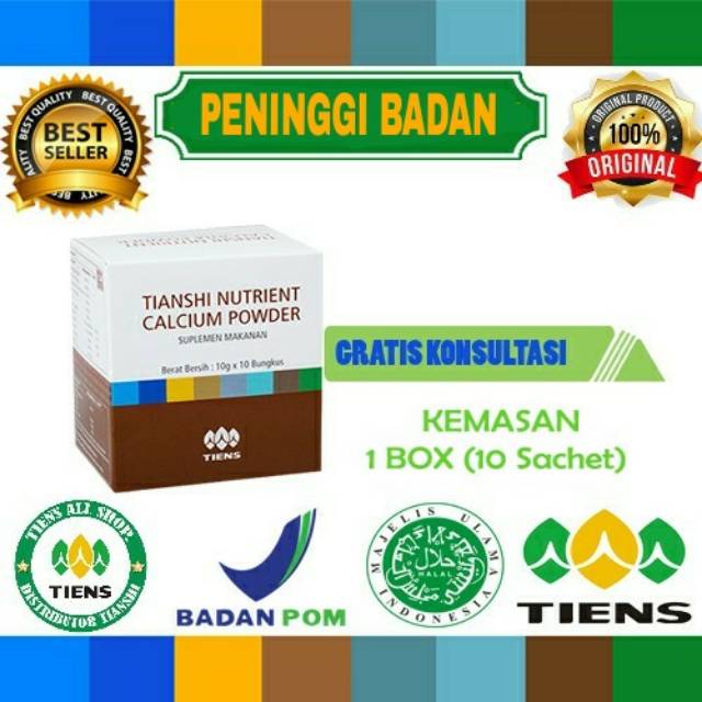 

Susu Peninggi Badan dan Nutrisi Tulang Tiens Nutrien Calcium powder