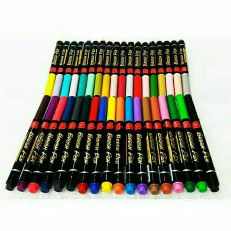 

Spidol Snowman Brush Pen BM 1 Komplit 36 Warna