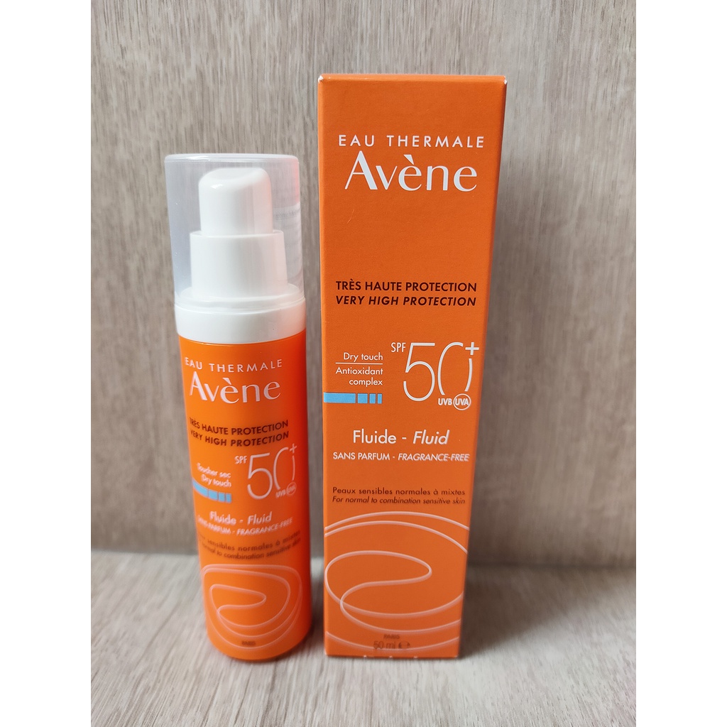 Avene Sun Care Fluid Fragrance Free SPF 50+ 50ml
