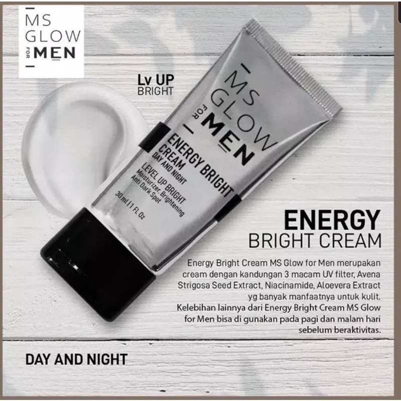 ENERGY BRIGHT CREAM MS GLOW FOR MEN