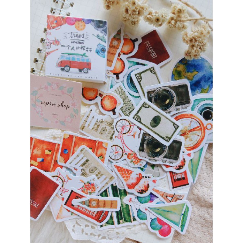 

Sticker Kawaii Retro Aesthetic Scrapbook Diy dan Jurnal