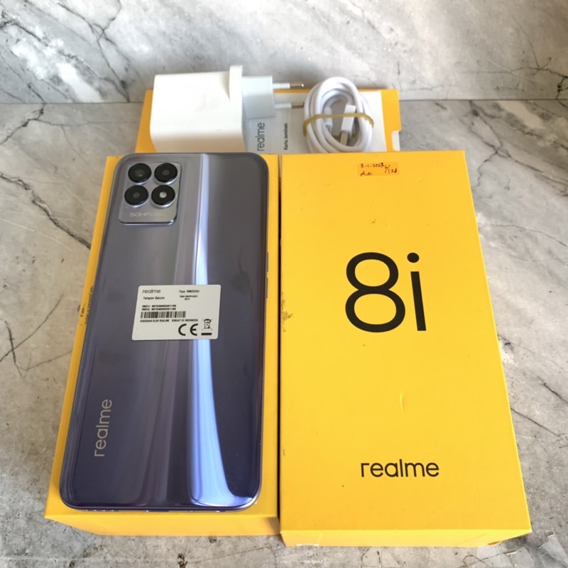 Realme 8i ram 6GB 128GB Bekas- Mulus - Fullset Resmi - second