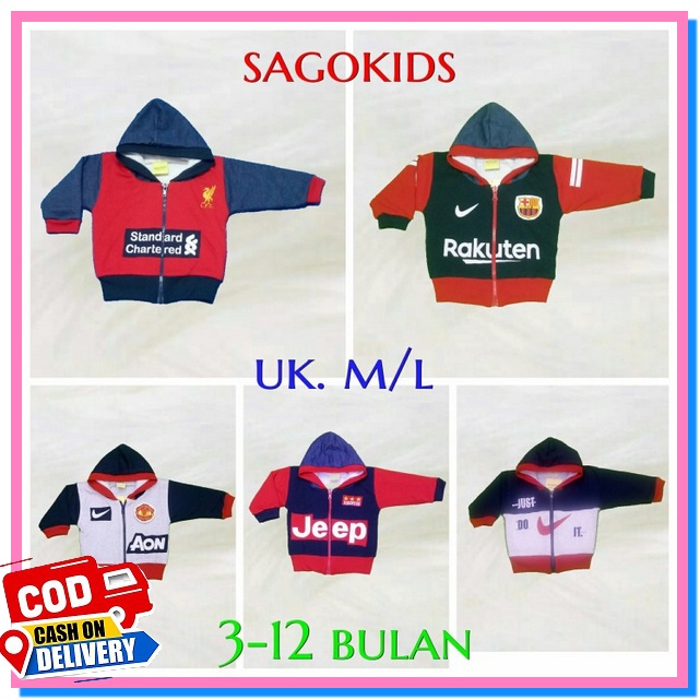 Jaket Bayi Laki Laki 6 12 Bulan Jaket Carter Bayi Anak Perempuan Laki Laki Sweater Hooide Jaket Bayi