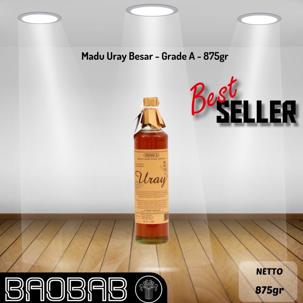 

Madu Uray Besar | Grade A | 875gr | Menghilangkan Rasa Letih