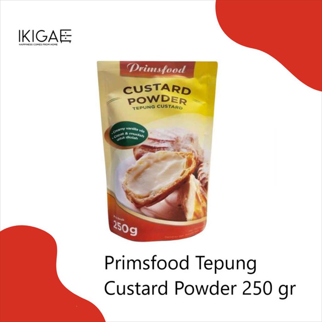 PRIMSFOOD TEPUNG CUSTARD POWDER POUCH 250 GR