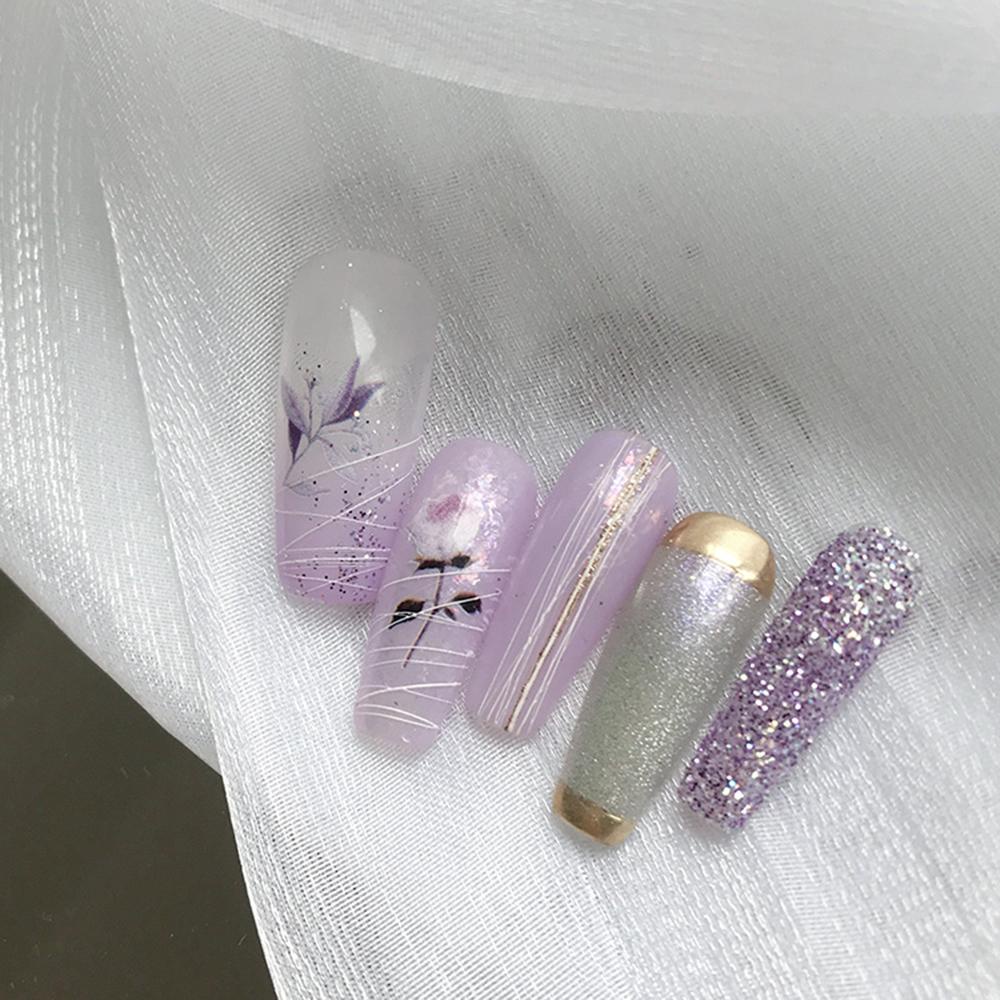 AUGUSTINA Agustina 5D Timbul Stiker Kuku Pesona Decals Perekat Nail Art Sticker