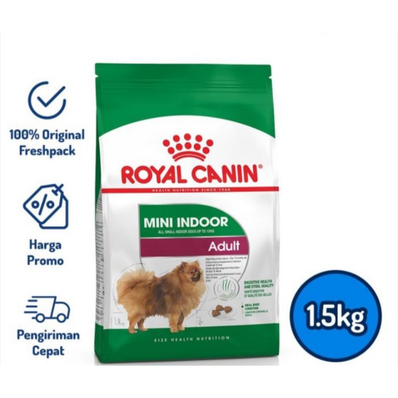 Royal Canin Mini Indoor Life Adult 1.5kg / DogFood RC Indoor Life