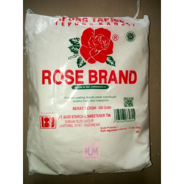 Hasna Mall - Rose Brand Tepung Tapioka/Kanji 500 gram