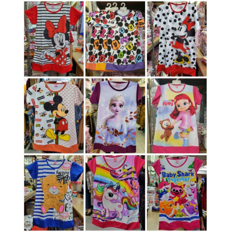 Daster Dress Anak2 Marsella ukuran S M L