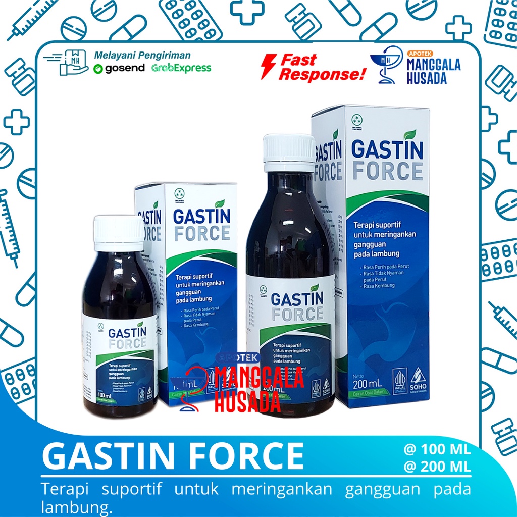 GASTIN FORCE SIRUP OBAT HERBAL LAMBUNG