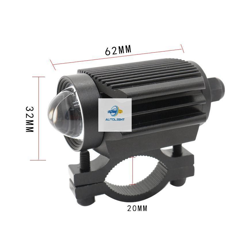 LAMPU TEMBAK SOROT D2 LASER STANG MOTOR 20W 12V - 24VOLT LAMPU MOTOR MOBIL