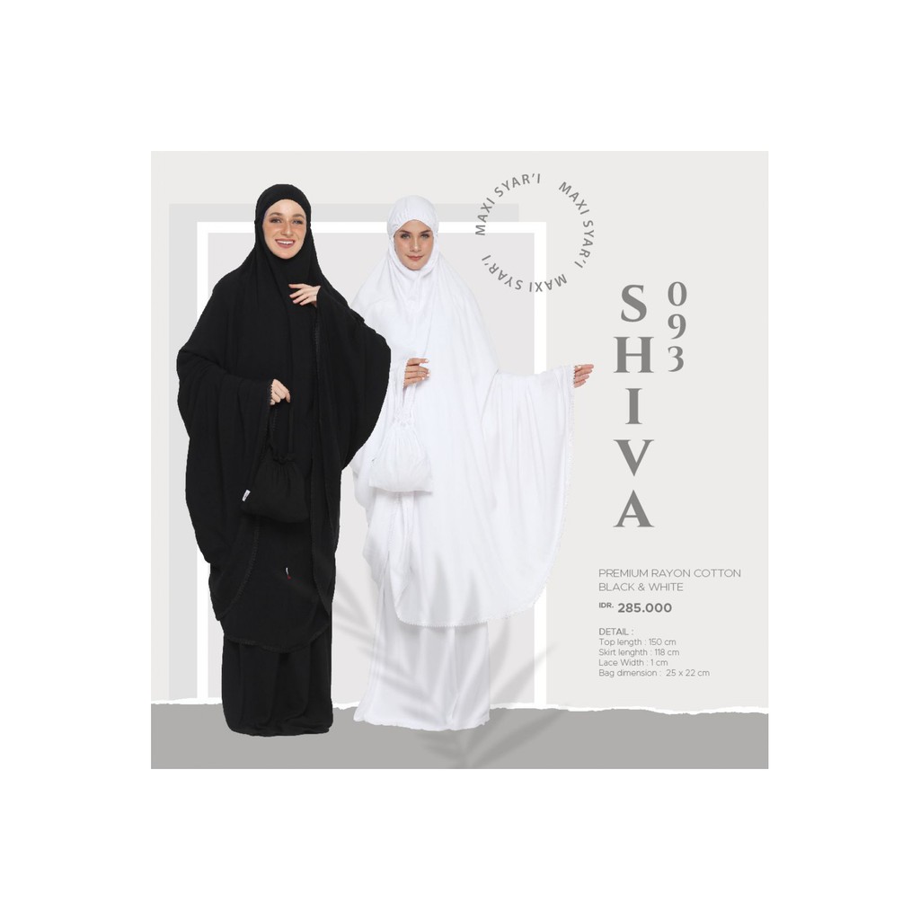 Tatuis Mukena Shiva 093 Premium Rayon Cotton