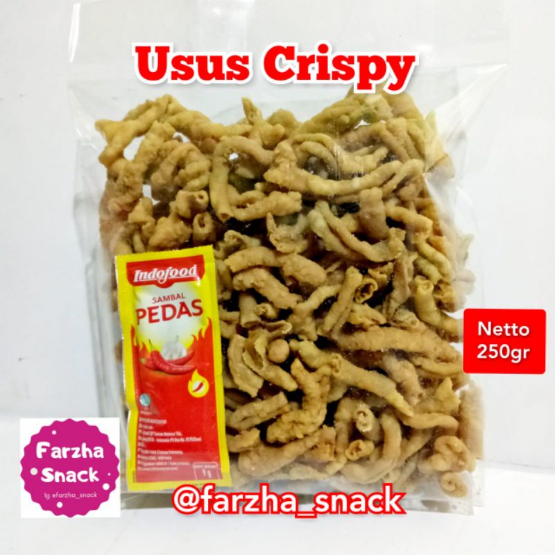 

CAMILAN KERIPIK USUS 250GR JAJANAN SNACK KILOAN MAKANAN RINGAN CEMILAN