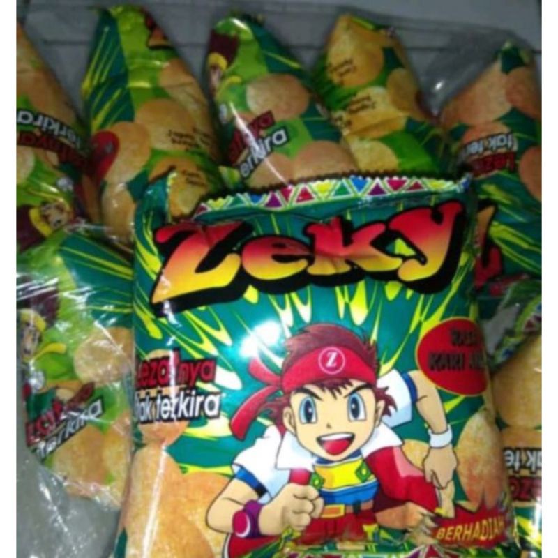 

termurah ciki zeky Snack berhadiah uang tunai