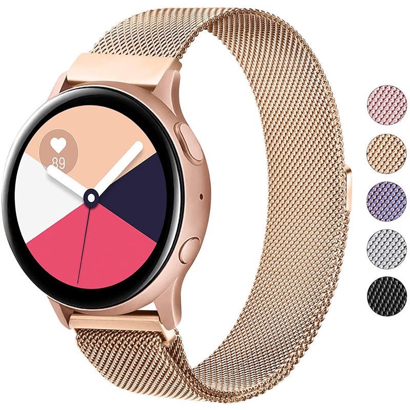 Strap Stainless steel Magnet Jam 22mm Milanese tali jam Samsung gear S3 galaxy watch moto 360 46mm