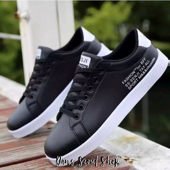 Sepatu Pria Model Tali Senji KORAN Sepatu Sneakers Pria Kasual dan Trendy