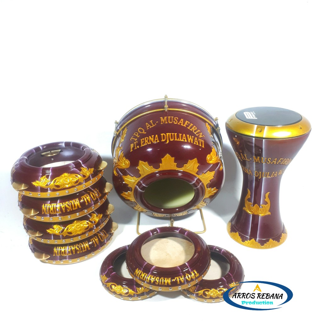 Rebana Habsyi Motif Ukir Jepara