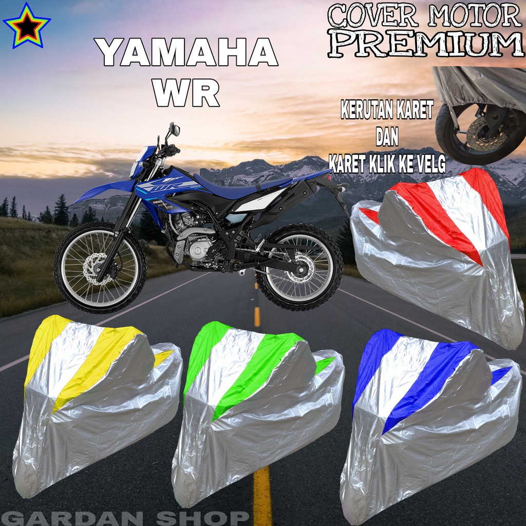 Sarung Motor YAMAHA WR Silver KOMBINASI Body Cover Yamaha PREMIUM