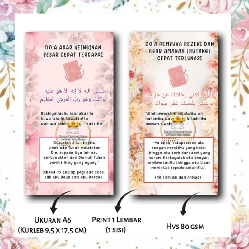 

Doa | Kertas Binder A6