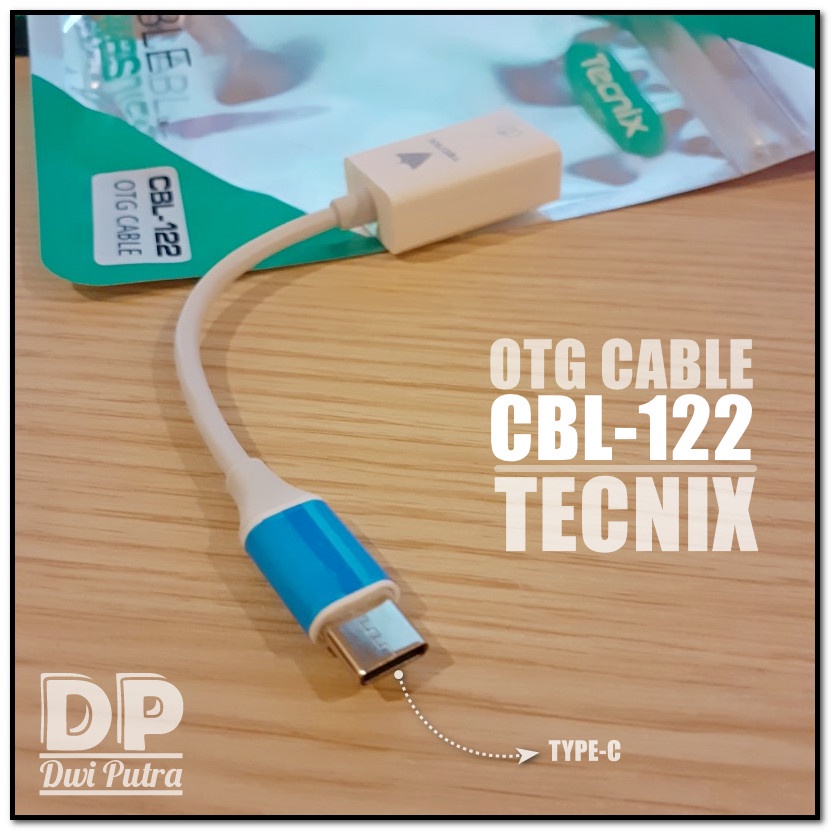 USB OTG TECNIX CBL-122 TYPE-C // ADAPTER USB 2.0 TO TYPE-C // CABLE KABEL ON-THE-GO