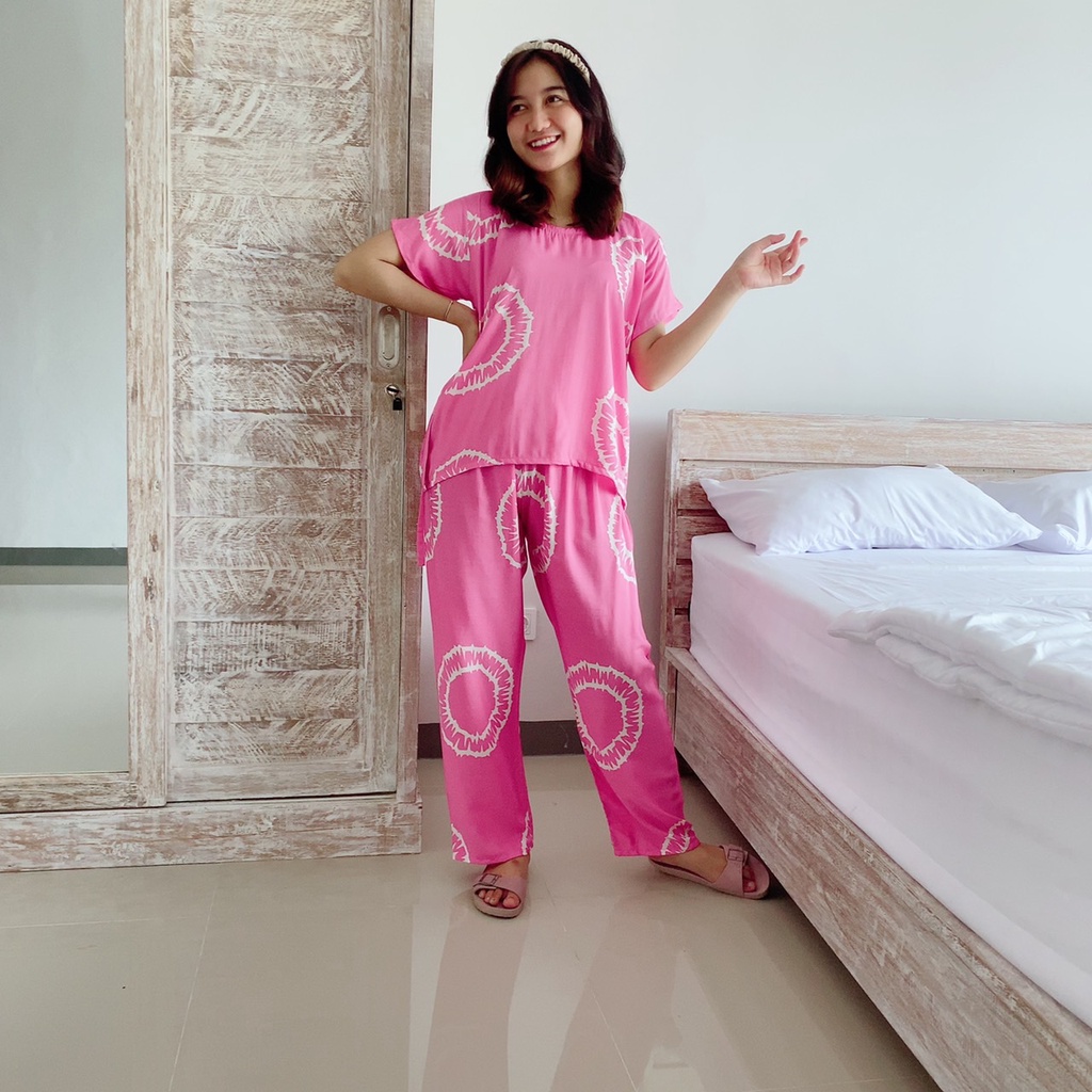 Setelan Panjang Bali-SET SHIBORY PING