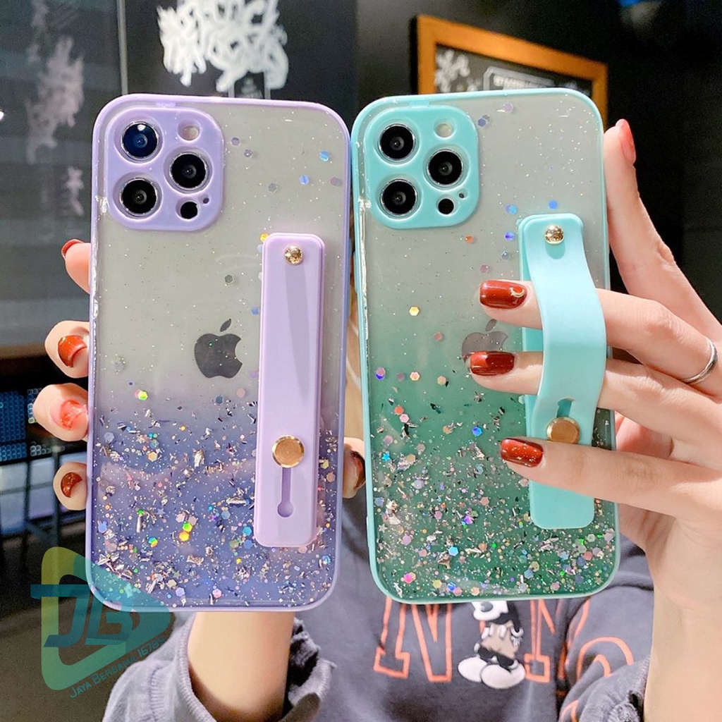 YS001 SOFTCASE AKSEN GLITTER WARNA MACARON IPHONE 6 6+ 7 8 8+ 7+ X XS XR MAX JB5440