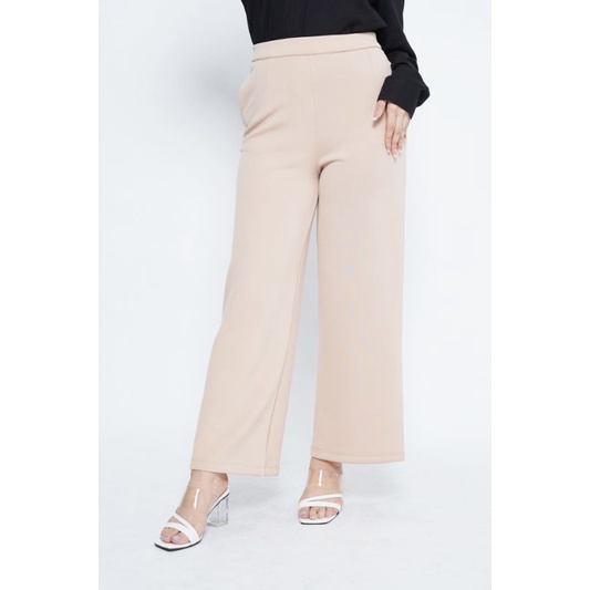 grosir celana kulot/grosir atasan/celana polos/kulot nyaman/kaos polos/celana kulot cream