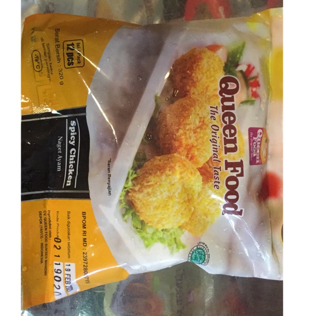 

Queen food spicy chicken isi 12