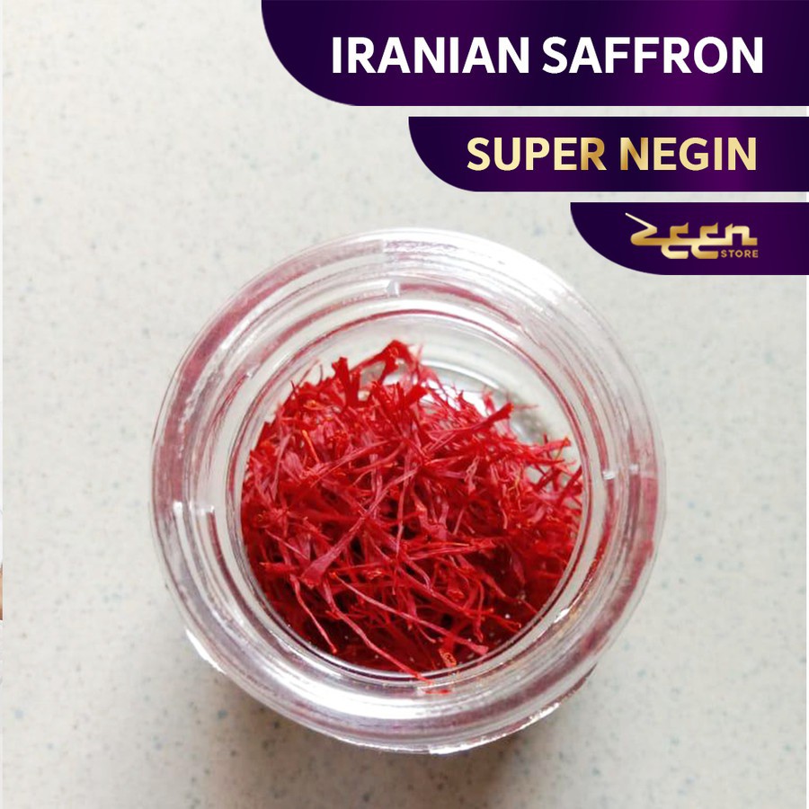 

SAFFRON/SAFRON SUPER NEGIN BY ZEENSAFFRON 1 GRAM/BUNGA SAFFRON (BERSERTIFIKAT) GRADE A KUALITAS TERBAIK ASLI IRAN