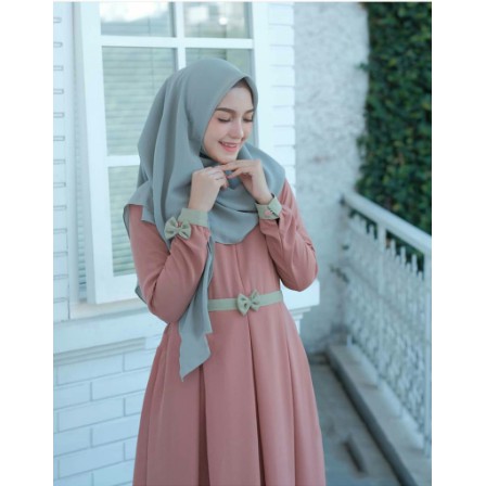 Baju Gamis Muslim Terbaru 2022 Model Baju Pesta Wanita kekinian Bahan Katun Kekinian ABG remaja