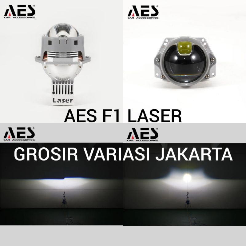 PROJECTOR BILED AES F1 LASER 65WATT HIGH QUALITY ORIGINAL PROJIE AES MOTOR MOBIL