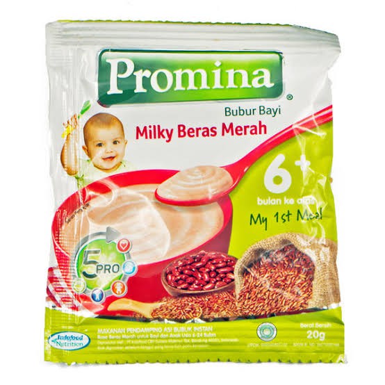 PROMINA MILKY BERAS MERAH 20 GR X 8 Pcs