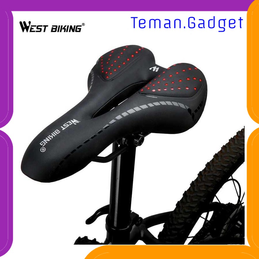 TG-IB040 WEST BIKING JOK SADEL SEPEDA SADDLE SILICONE GEL CUSHION PU YP0801086