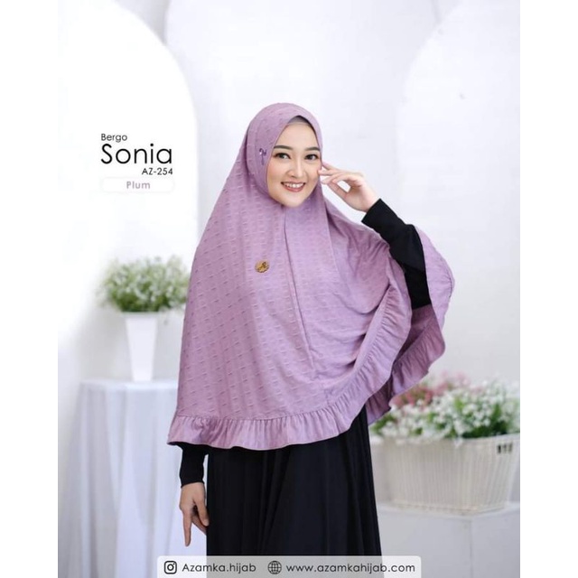 [Terbaru] Hijab Azamka Bergo Sonia Ready