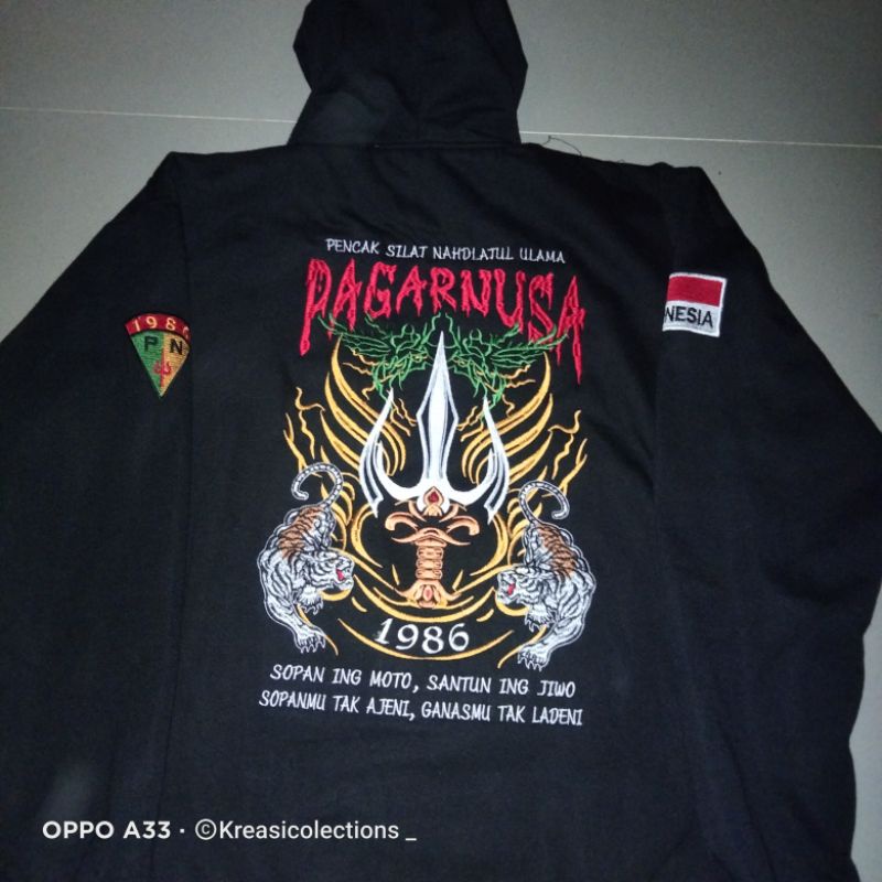 Jaket bordir pagar nusa bordir terbaru