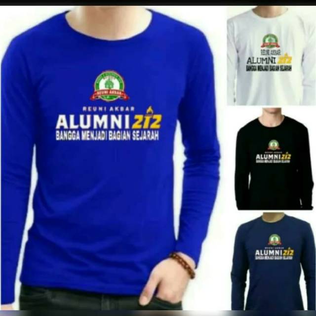 Tshirt/baju/kaos/losngsleve ALUMNI 212 REUNI AKBAR 2019