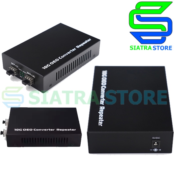 LNX Media Converter FO SFP+ to SFP+ 10G|2x SFP+ 10G Repeater