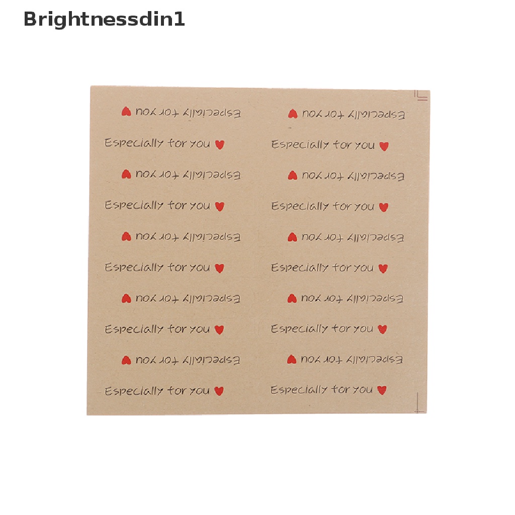 100 Pcs Stiker Label Especially for You Bahan Kertas Kraft Untuk Scrapbooking